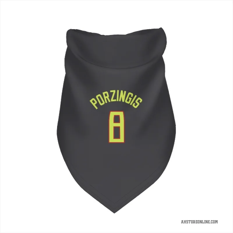Kristaps Porzingis  Gray Atlanta Hawks  Cat & Dog Pet Bandana