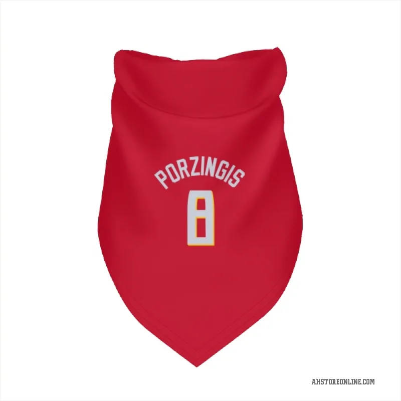Kristaps Porzingis  Red Atlanta Hawks   Cat & Dog Pet Bandana