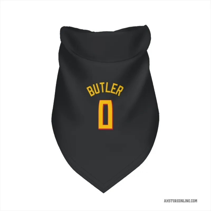 Lamont Butler  Yellow Atlanta Hawks   Black Cat & Dog Pet Bandana