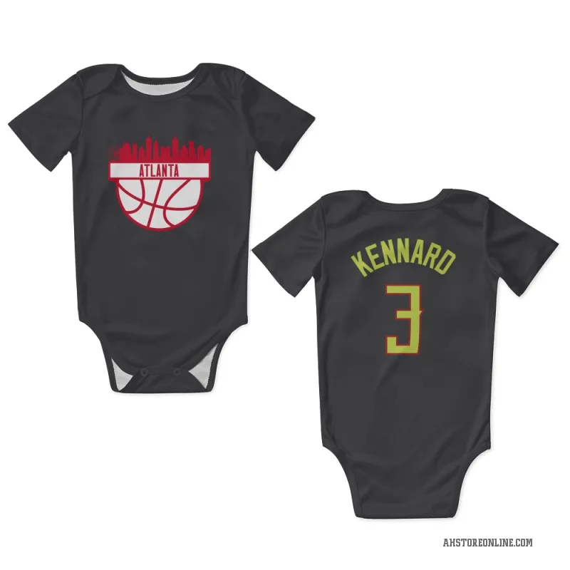 Luke Kennard  Gray Atlanta Hawks  Newborn & Infant Bodysuit