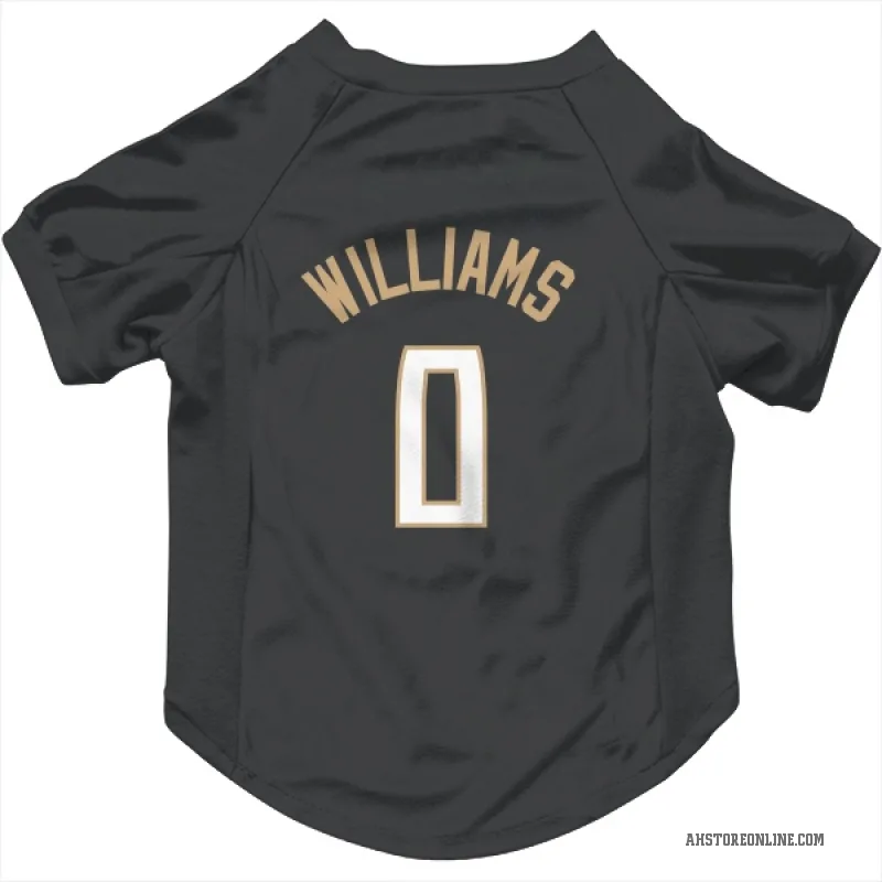 Malik Williams  Black Atlanta Hawks  Cat & Dog Pet Jersey