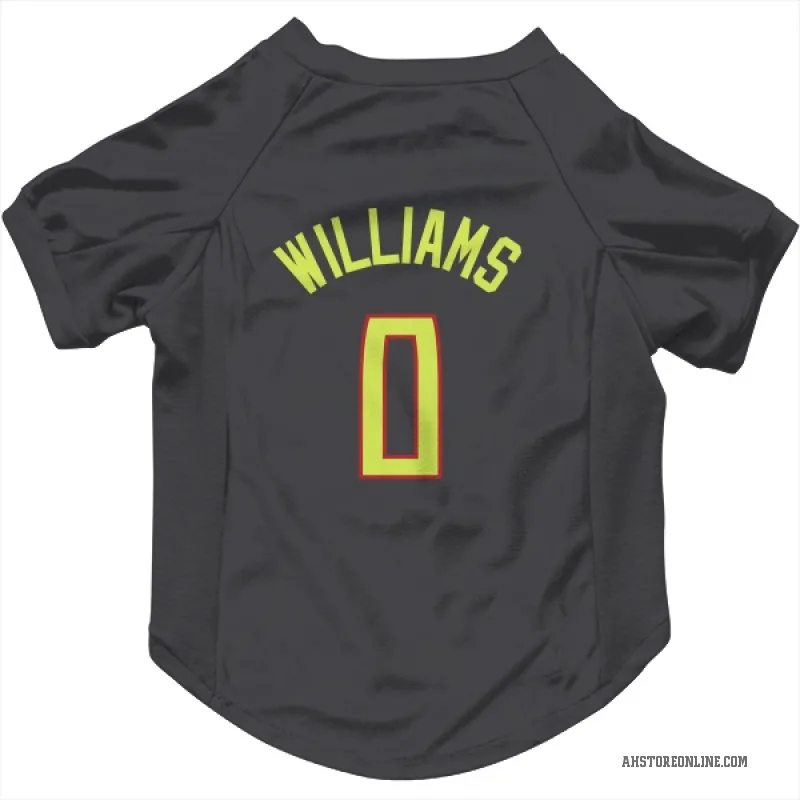 Malik Williams  Gray Atlanta Hawks  Cat & Dog Pet Jersey
