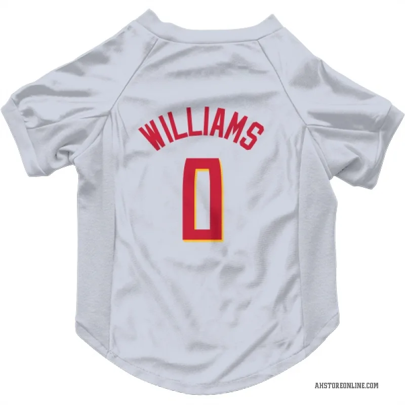 Malik Williams  White Atlanta Hawks   Cat & Dog Pet Jersey