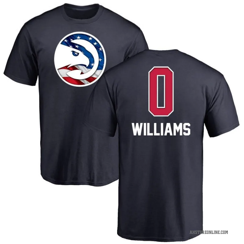 Malik Williams Youth Navy Atlanta Hawks Name and Number Banner Wave T-Shirt