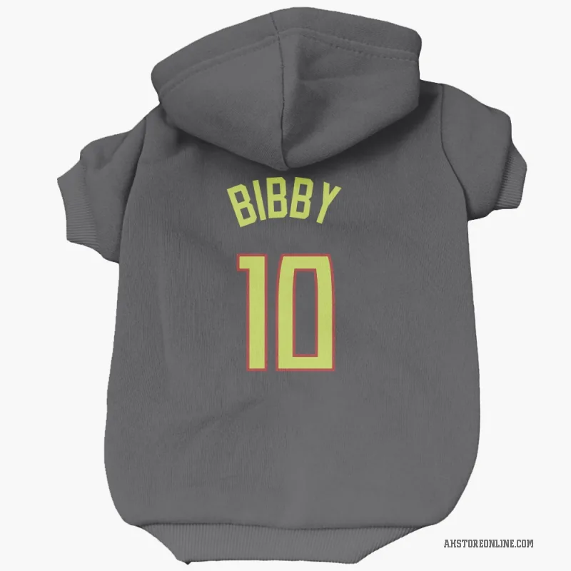 Mike Bibby  Gray Atlanta Hawks  Cat & Dog Pet Hoodie