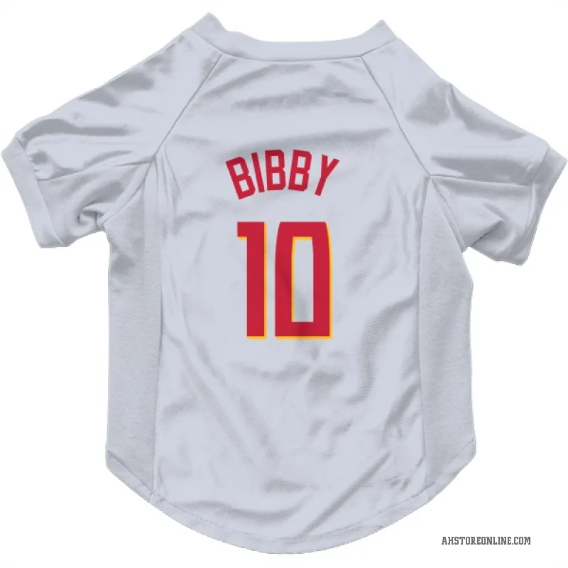 Mike Bibby  White Atlanta Hawks   Cat & Dog Pet Jersey