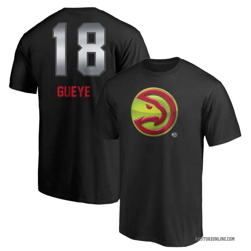 Mouhamed Gueye Men's Black Atlanta Hawks Midnight Mascot T-Shirt