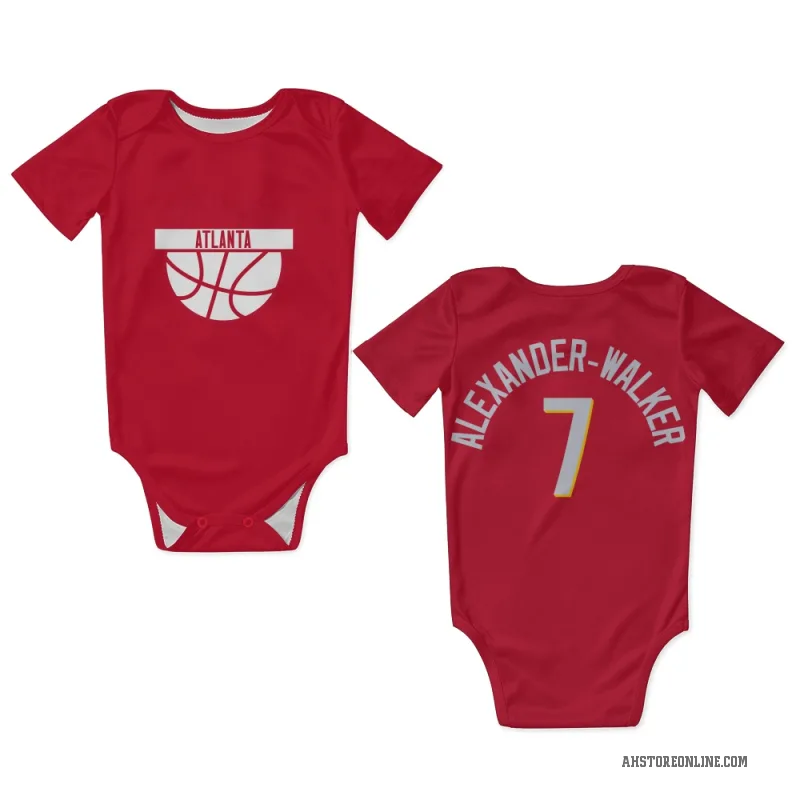 Nickeil Alexander-Walker  Red Atlanta Hawks   Newborn & Infant Bodysuit