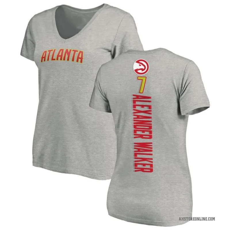 Nickeil Alexander-Walker Women's Atlanta Hawks Ash Backer T-Shirt