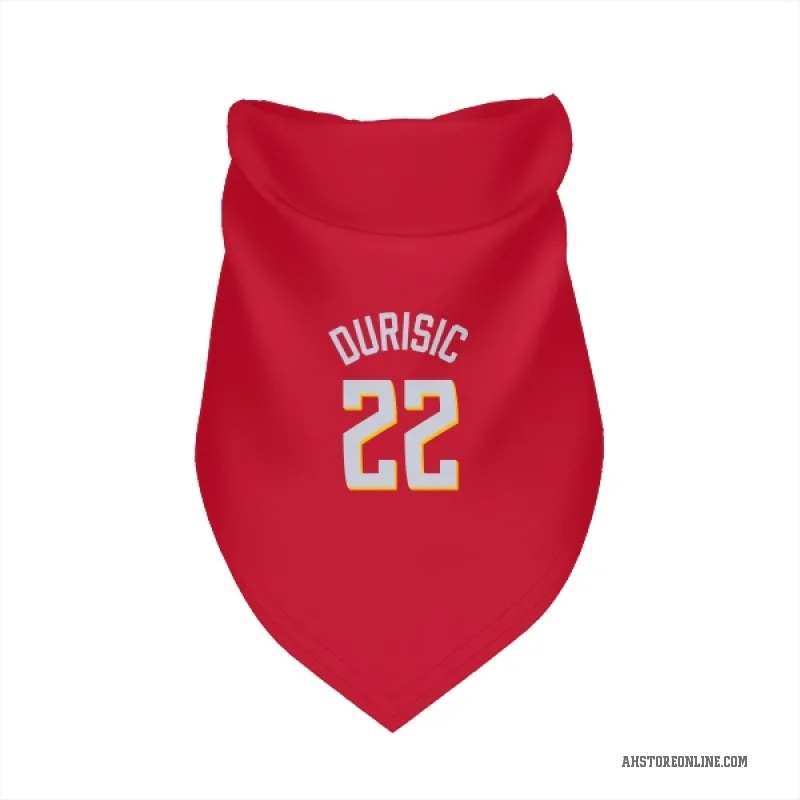 Nikola Durisic  Red Atlanta Hawks   Cat & Dog Pet Bandana