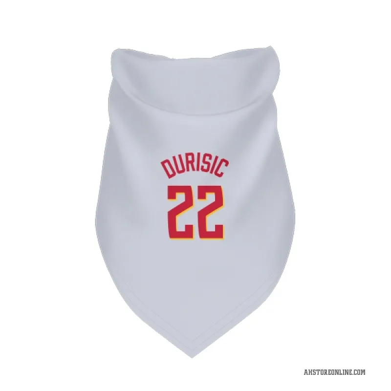Nikola Durisic  White Atlanta Hawks   Cat & Dog Pet Bandana