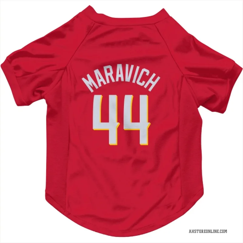 Pete Maravich  Red Atlanta Hawks   Cat & Dog Pet Jersey