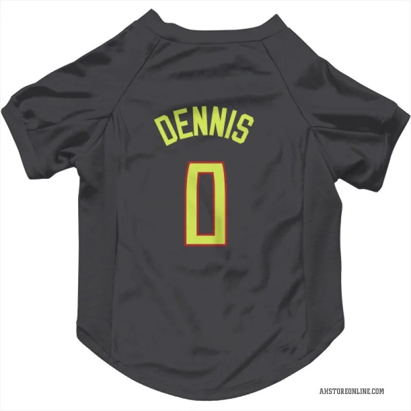 RayJ Dennis  Gray Atlanta Hawks  Cat & Dog Pet Jersey