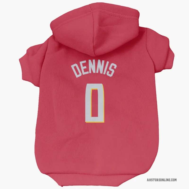 RayJ Dennis  Red Atlanta Hawks   Cat & Dog Pet Hoodie