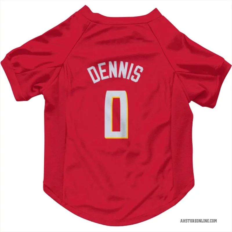 RayJ Dennis  Red Atlanta Hawks   Cat & Dog Pet Jersey