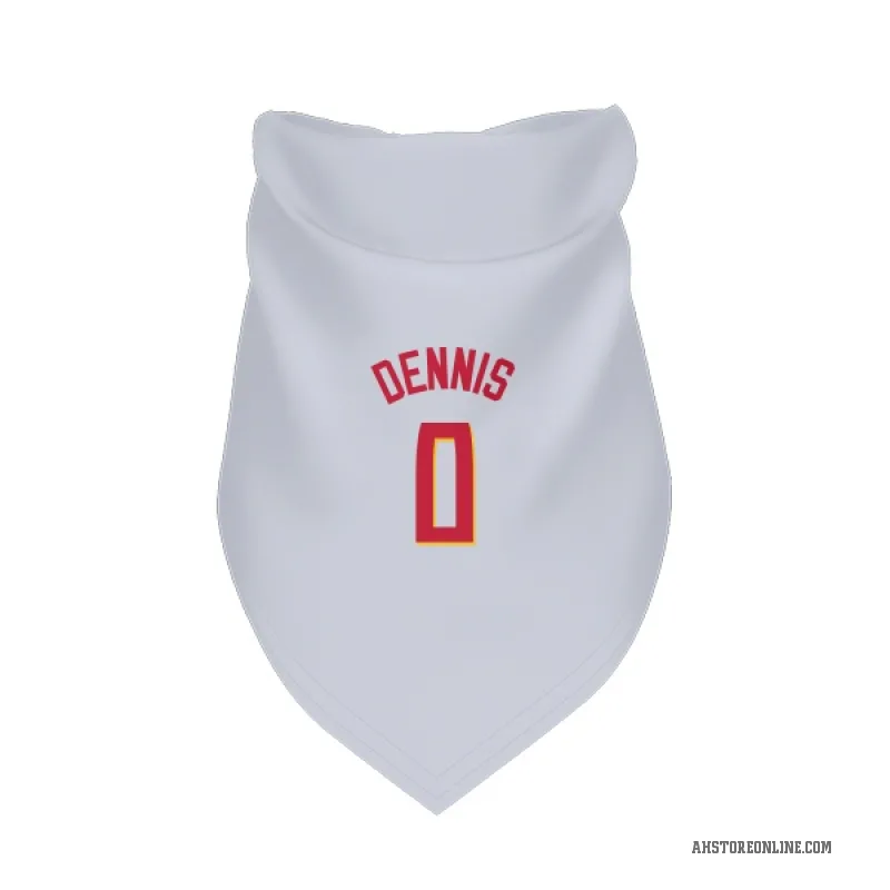 RayJ Dennis  White Atlanta Hawks   Cat & Dog Pet Bandana