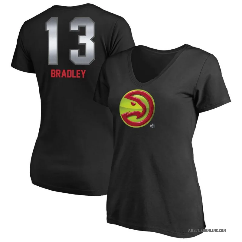 Tony Bradley Women's Black Atlanta Hawks Midnight Mascot T-Shirt