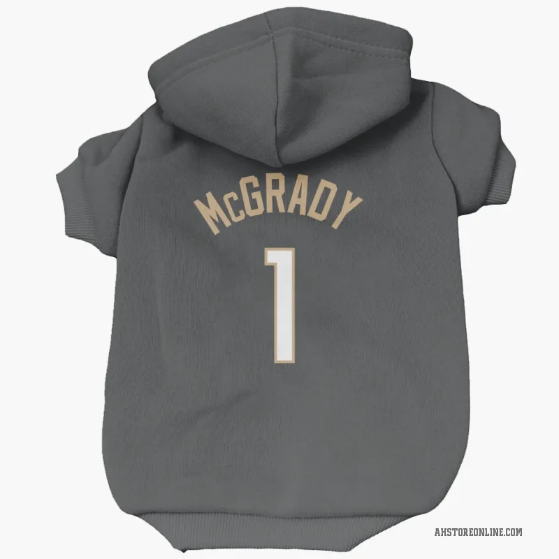 Tracy McGrady  Black Atlanta Hawks  Cat & Dog Pet Hoodie