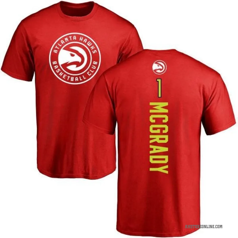 Tracy McGrady Men's Red Atlanta Hawks Backer T-Shirt