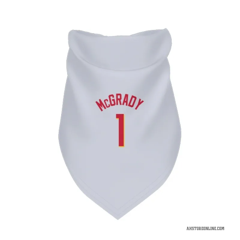 Tracy McGrady  White Atlanta Hawks   Cat & Dog Pet Bandana