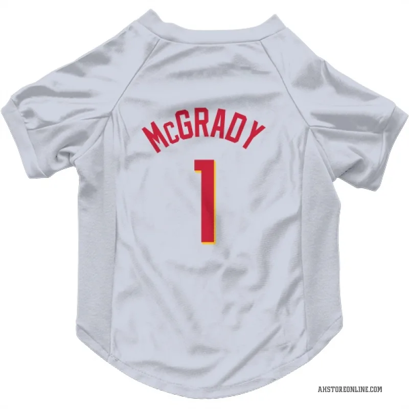 Tracy McGrady  White Atlanta Hawks   Cat & Dog Pet Jersey