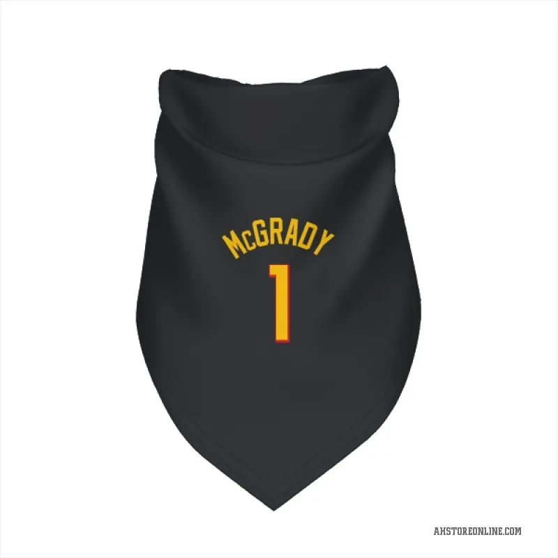 Tracy McGrady  Yellow Atlanta Hawks   Black Cat & Dog Pet Bandana