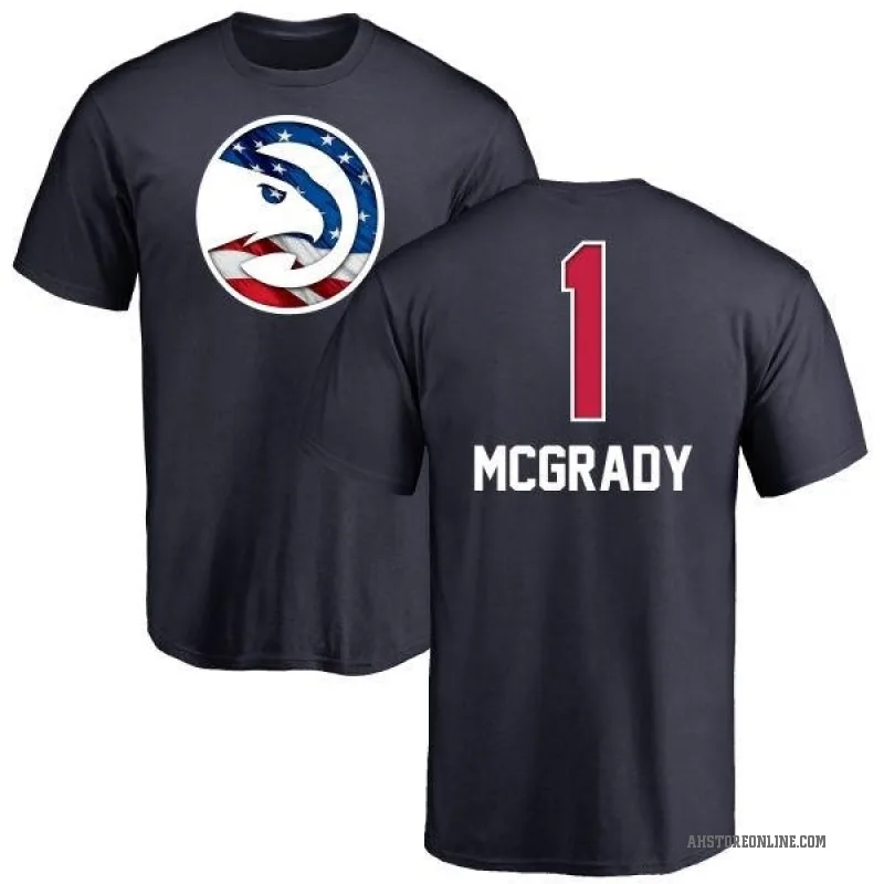 Tracy McGrady Youth Navy Atlanta Hawks Name and Number Banner Wave T-Shirt