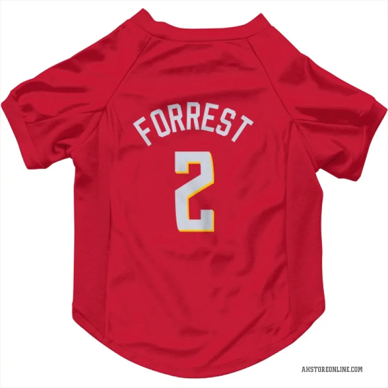 Trent Forrest  Red Atlanta Hawks   Cat & Dog Pet Jersey