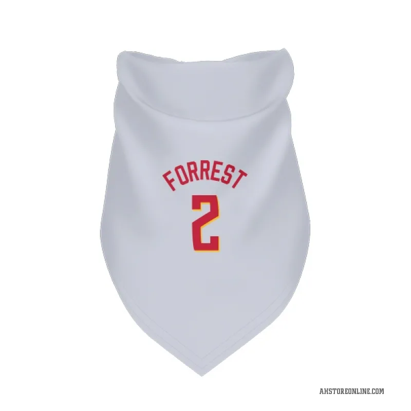 Trent Forrest  White Atlanta Hawks   Cat & Dog Pet Bandana
