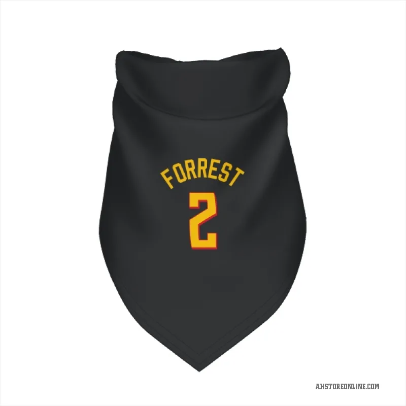 Trent Forrest  Yellow Atlanta Hawks   Black Cat & Dog Pet Bandana