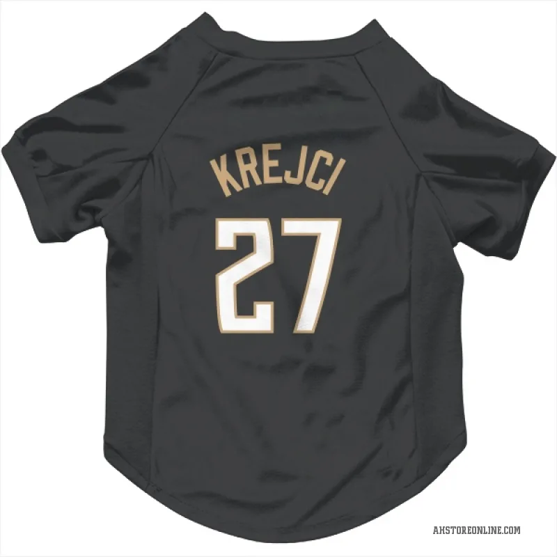 Vit Krejci  Black Atlanta Hawks  Cat & Dog Pet Jersey