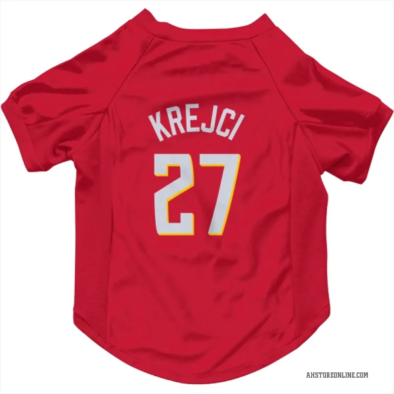 Vit Krejci  Red Atlanta Hawks   Cat & Dog Pet Jersey