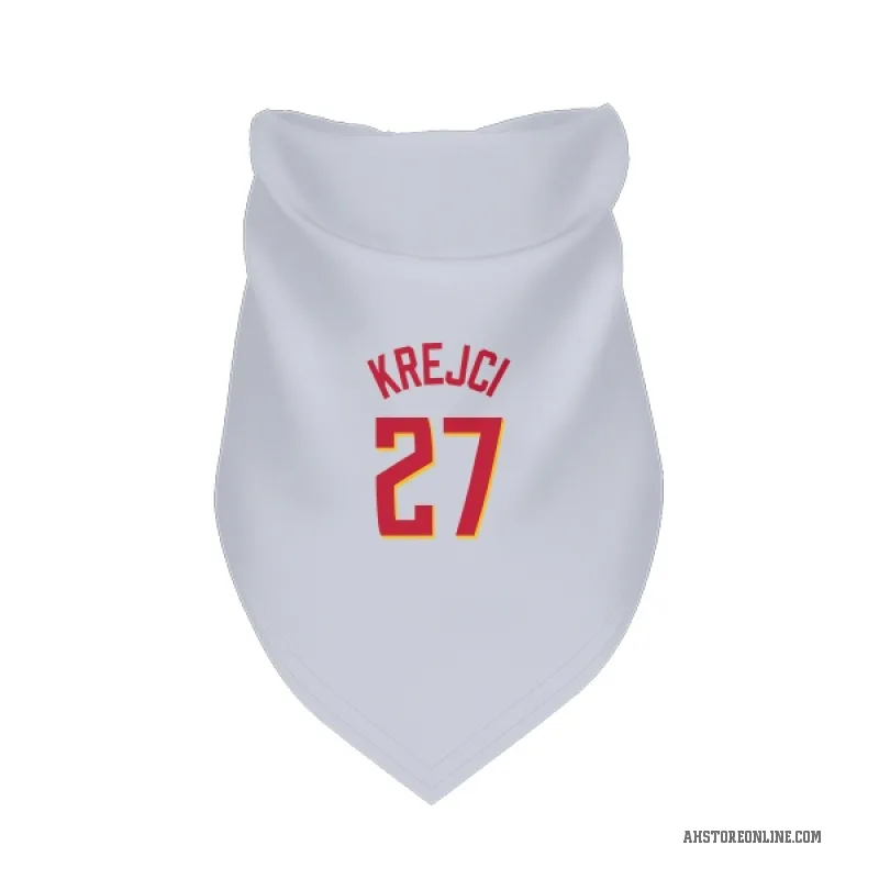 Vit Krejci  White Atlanta Hawks   Cat & Dog Pet Bandana